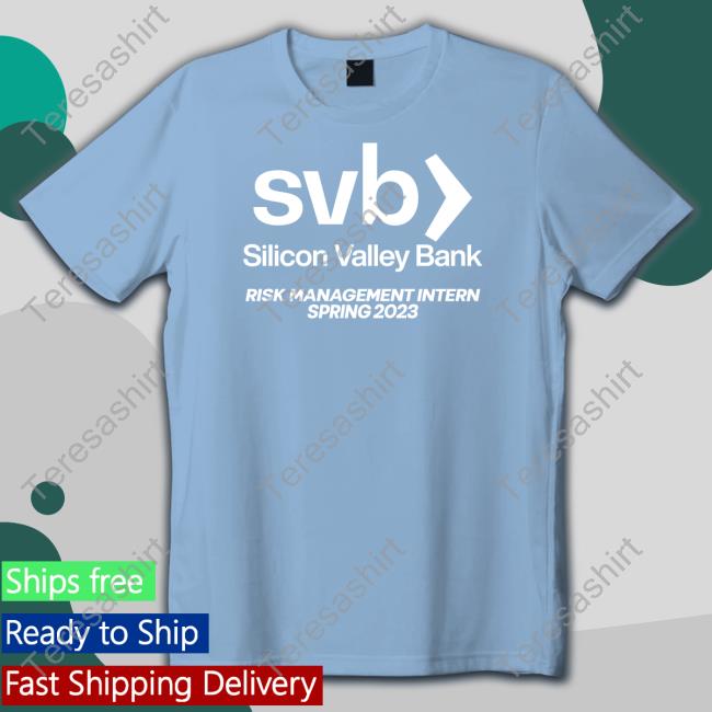 Crying In The Club Merch SVB Silicon Valley Bank Risk Management Intern Spring 2023 T-Shirt