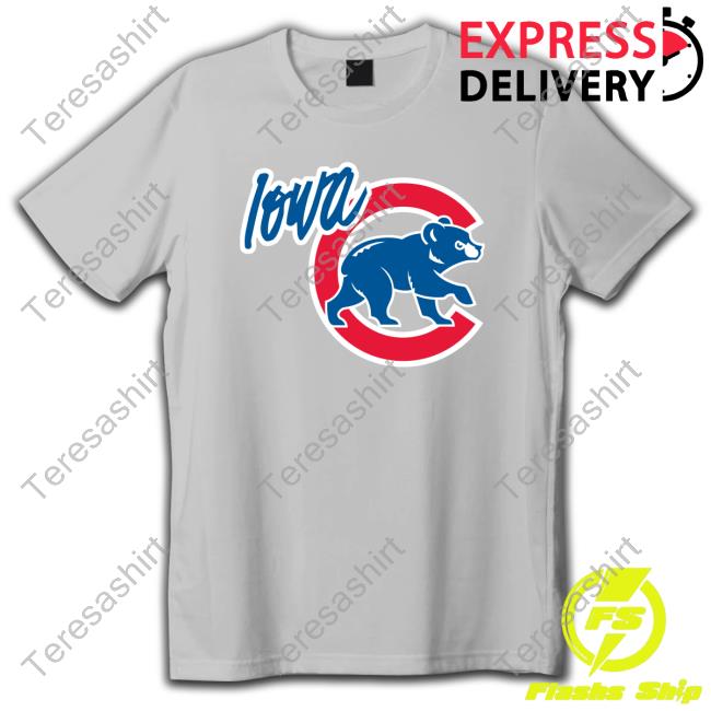 Official Iowa Cubs Walking Bear Tee