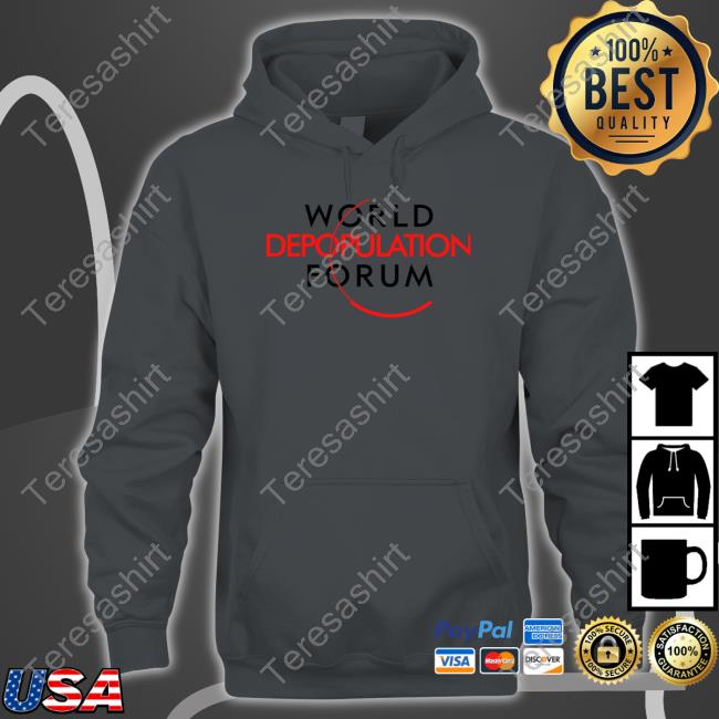 Official World Depopulation Forum T Shirt Liz Churchill