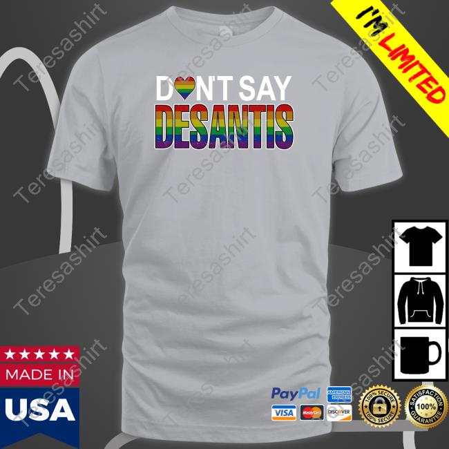 Don't Say Desantis Hooded Sweatshirt