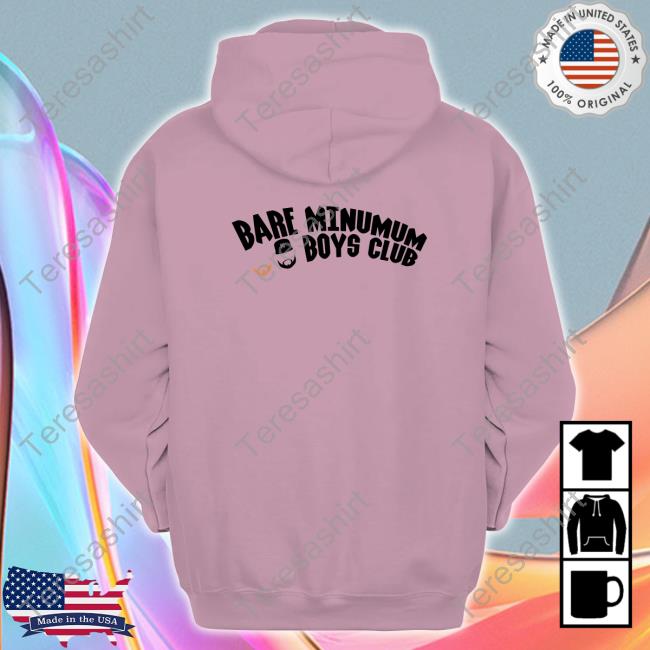 New Rory & Mal Merch Bare Minumum Boys Club Hoodie