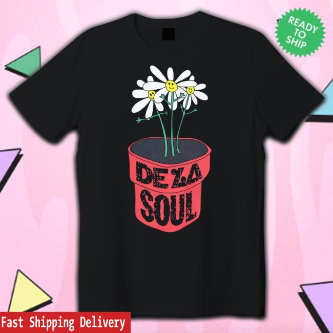 Official De La Soul Merch Flower Pot T-Shirt