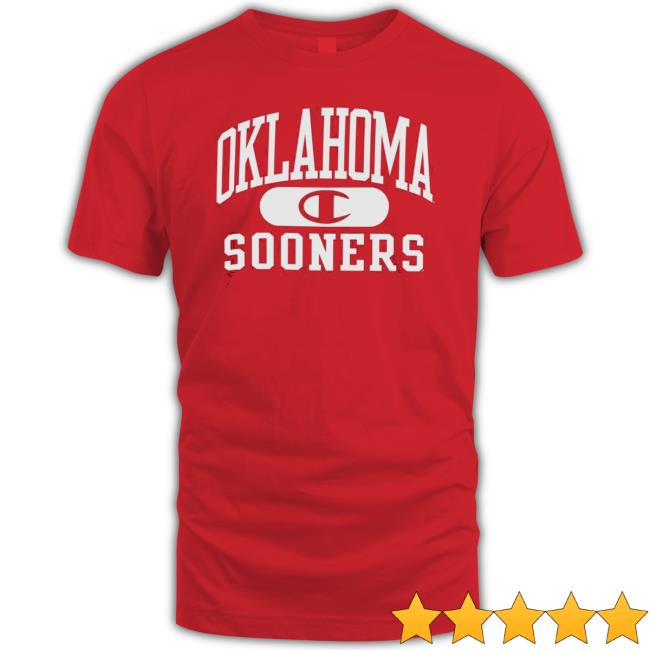 Champion Crimson Oklahoma Sooners Arch Pill Hoodie