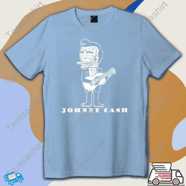 Dom Lucre Johnny Cash Skull T-Shirt